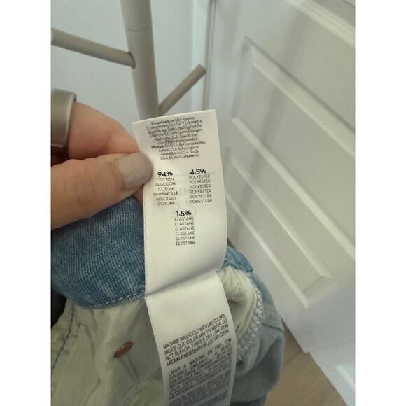 Mother The Looker Ankle Fray Jeans Hold My Hand Size 32 - Picture 5 of 11